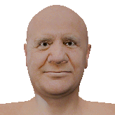 Image of a bald old man